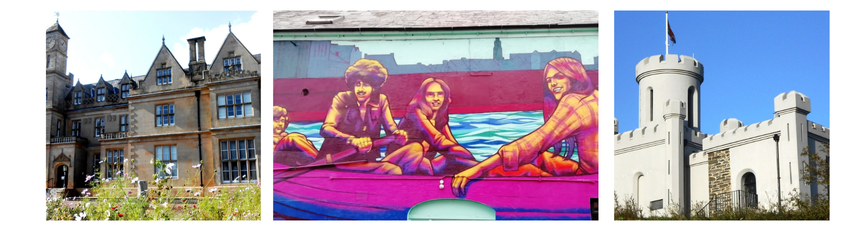 A trio of images from the Whodunithunt trails